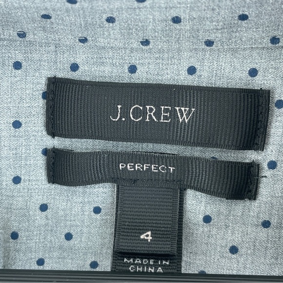 J. Crew Womens Size 4 long sleeve button down shirt 2072 - Picture 4 of 7